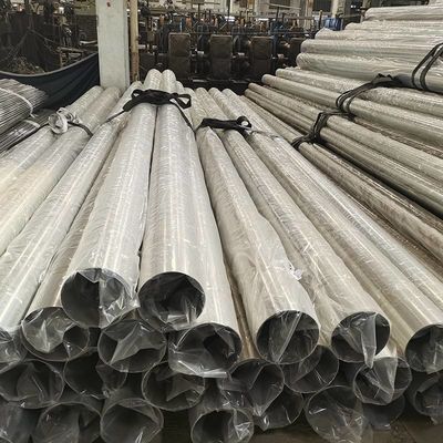 Round Seamless Stainless Steel Pipes Tubes Ss 410 904L 304