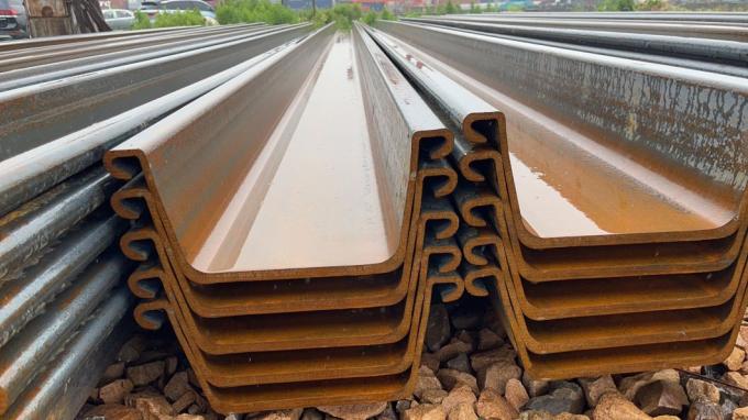 400X100X10.5mm Type 2 Hot Rolled U Type Steel Sheet Pile for Construction